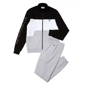 Мужской флисовый спортивный костюм Lacoste, белый, арт. WH7161