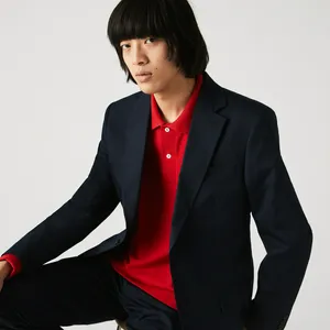 Мужской пиджак Lacoste из эластичного хлопка, синий, арт. VH7800