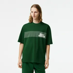 Мужская футболка Lacoste из органического хлопка, зеленый, арт. TH5590