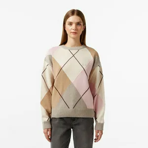 Женский свитер Lacoste Relaxed Fit, розовый, арт. AF2511