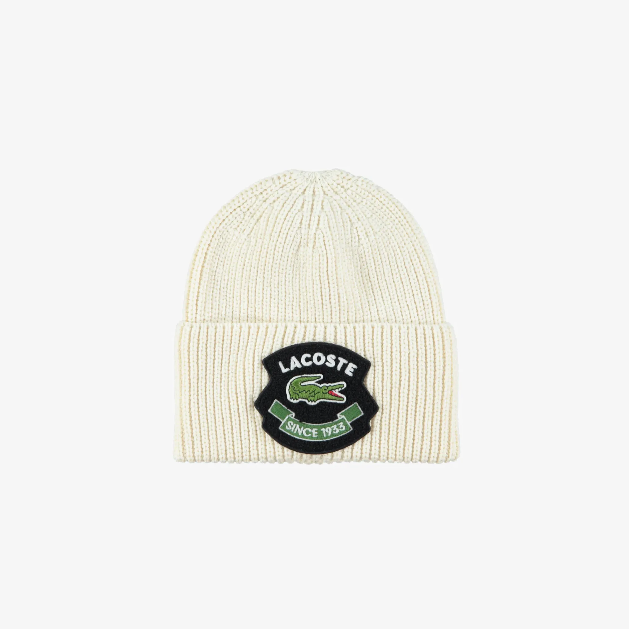 Вязаная шапка Lacoste, белый, арт. RB2501