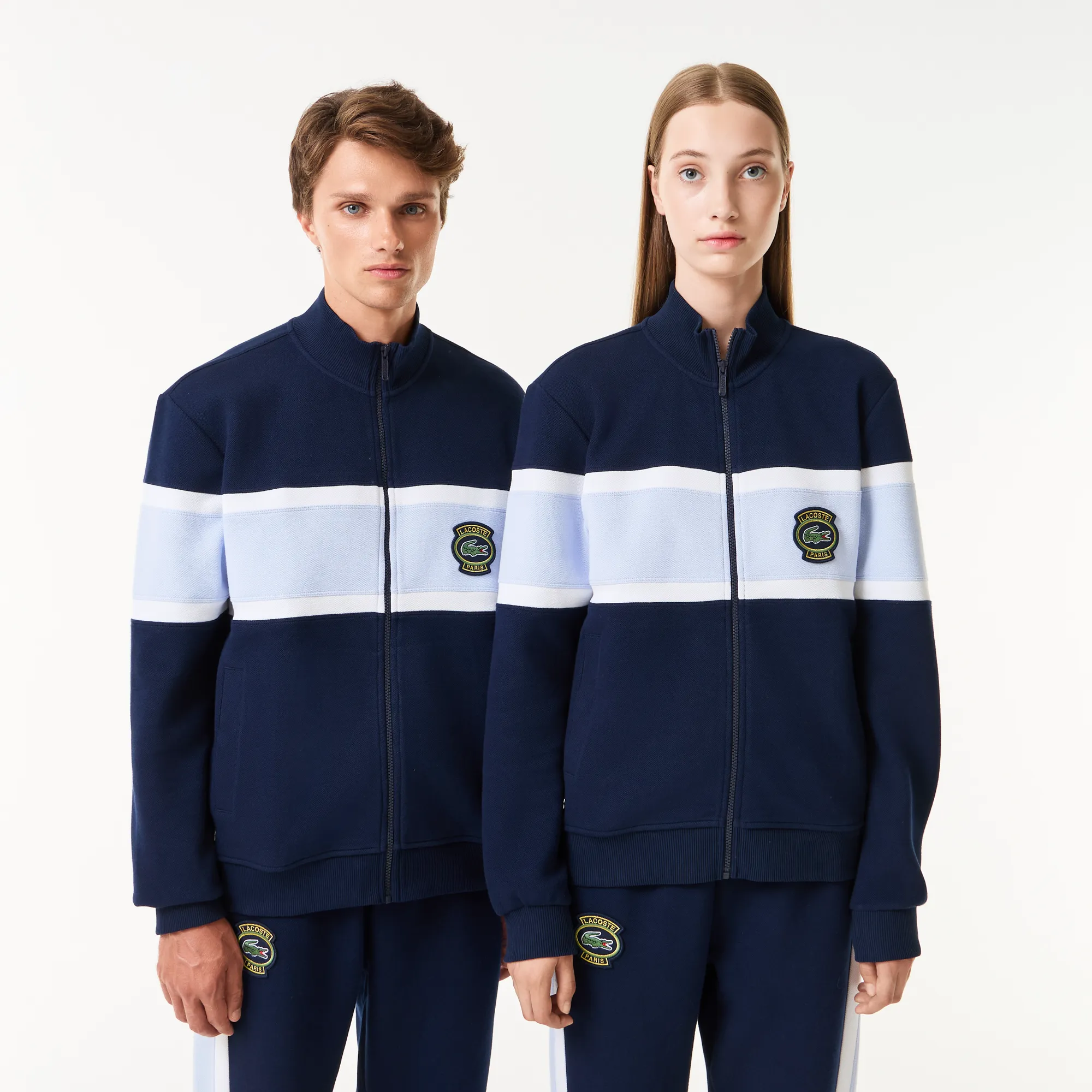 Толстовка Lacoste x Jean-Michel Tixer Unisex, синий, арт. SH0406
