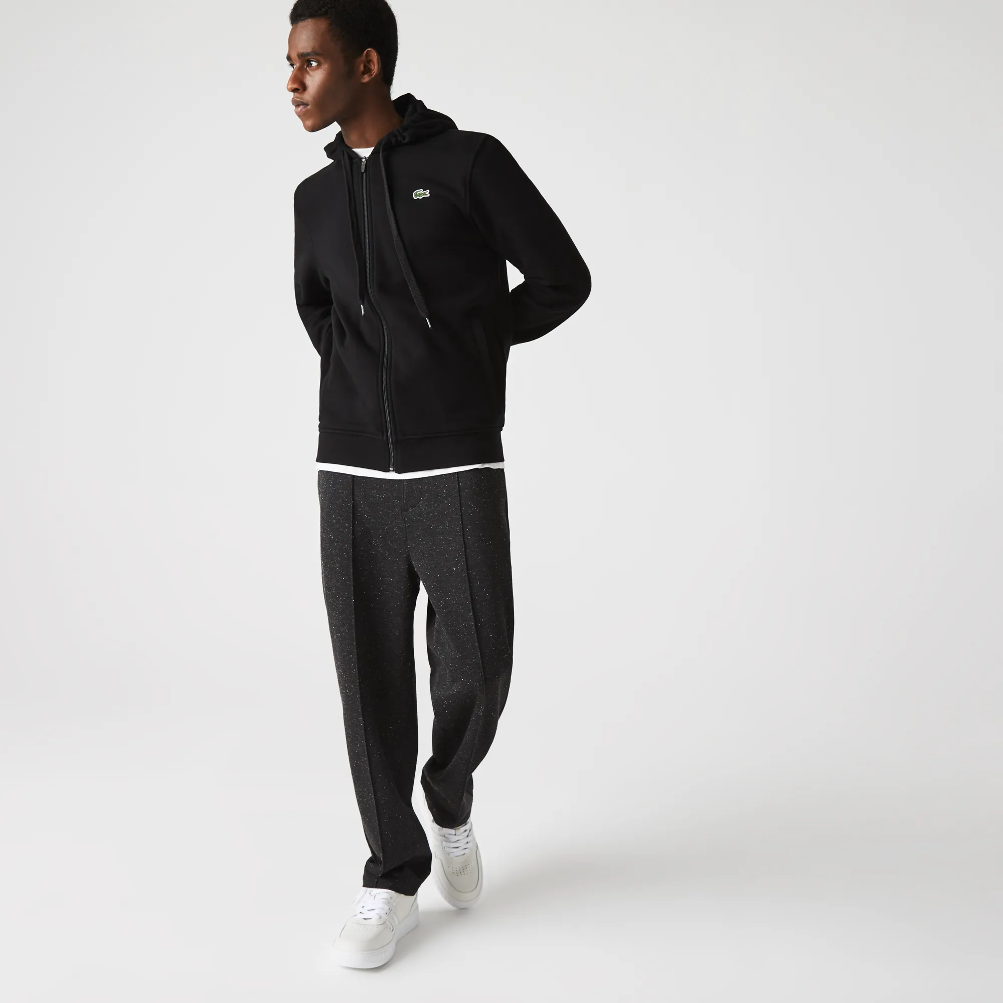 Мужская толстовка Lacoste SPORT, черный, арт. SH1551