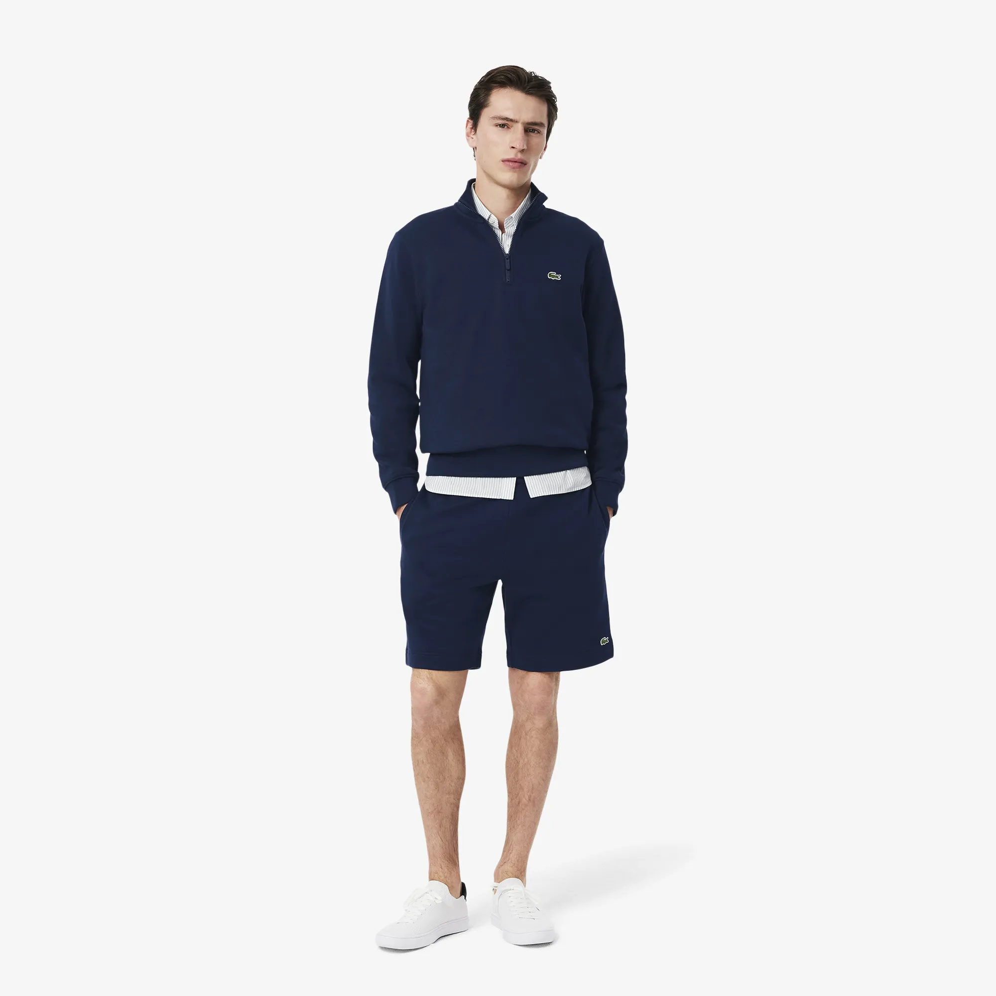 Мужские шорты Lacoste из органического хлопка, синий, арт. GH9860