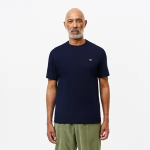Мужская футболка Lacoste с круглым вырезом, синий, арт. TH2038