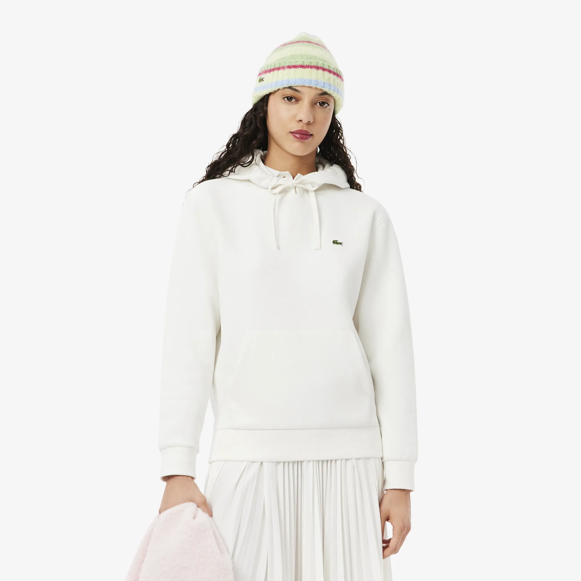 Женский свитшот Lacoste, белый, арт. SF5259