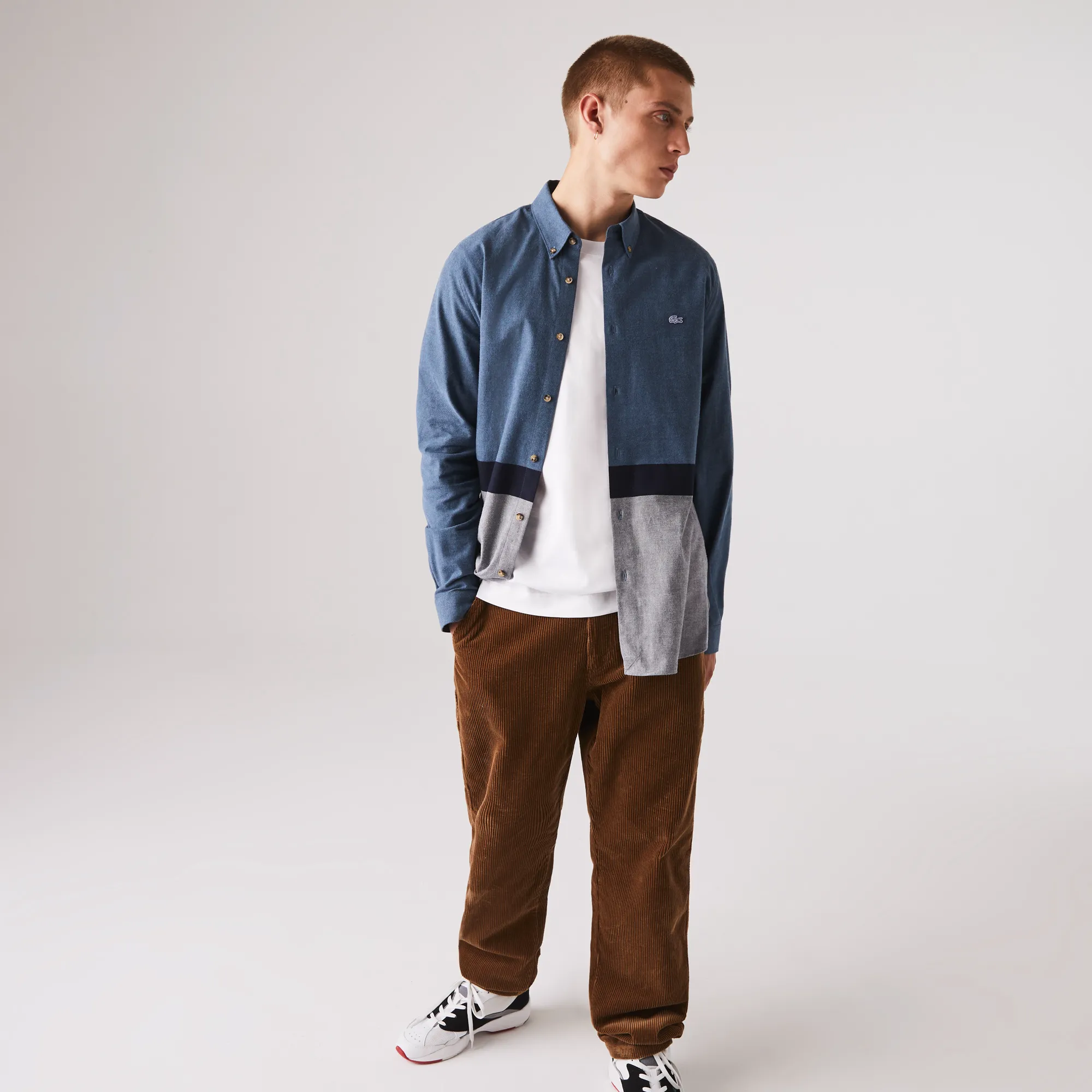 Мужская рубашка Lacoste Regular Fit, синий, арт. CH2977