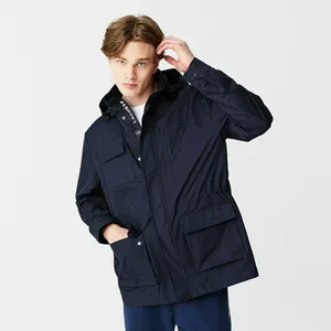 Мужская водоотталкивающая куртка Lacoste, синий, арт. BH0208
