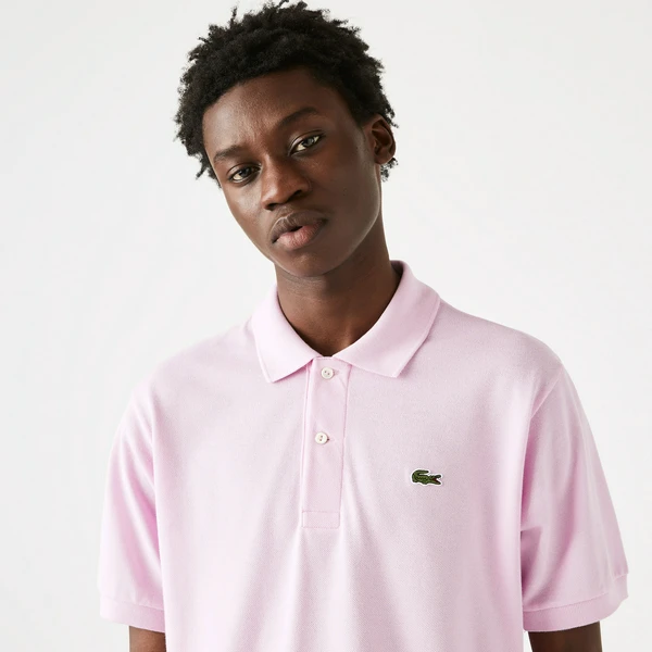 Мужское поло Lacoste L1212, розовый, арт. L1212