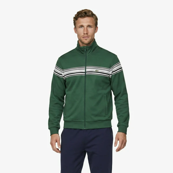 Толстовка Lacoste хлопковая, зеленый, арт. SH0606
