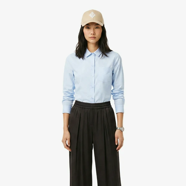 Женская рубашка Lacoste, голубой, арт. CF1152