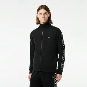 Мужская спортивная толстовка Lacoste на молнии, черный, арт. SH7433