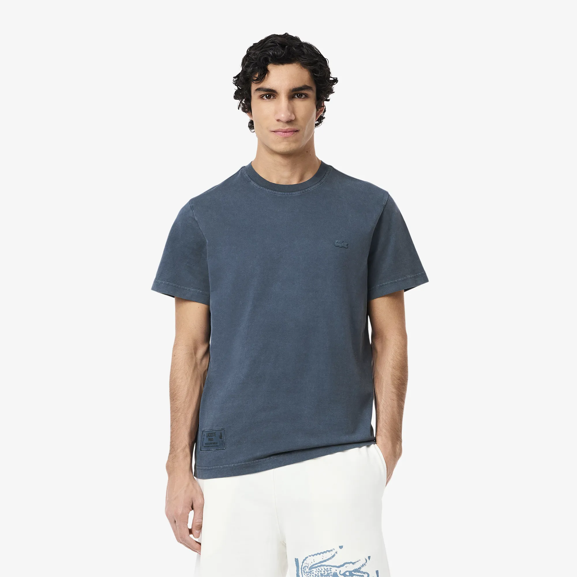 Футболка Lacoste из хлопка, синий, арт. TH9894