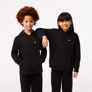 Детская толстовка Lacoste из органического хлопка, черный, арт. SJ5292