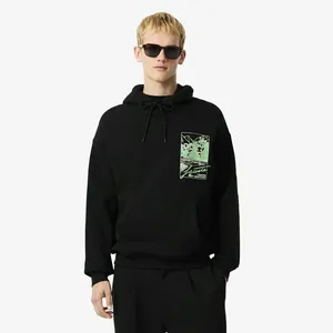 Свитшот Lacoste Loose Fit, черный, арт. SH6406