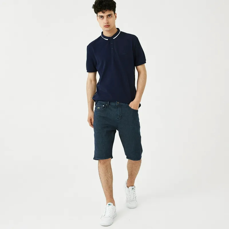 Джинсовые шорты Lacoste, синий, арт. FH0952