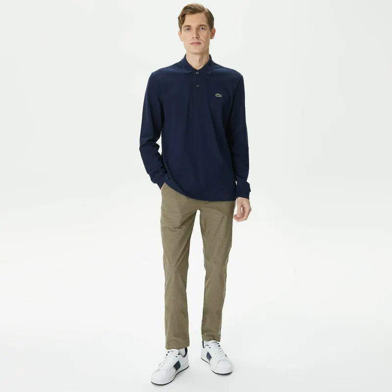 Брюки Lacoste эластичные, коричневый, арт. HH0436