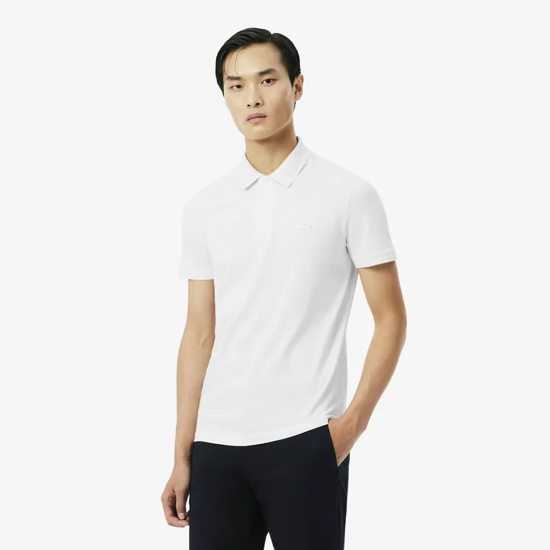 Поло Lacoste хлопковое, белый, арт. PH5056