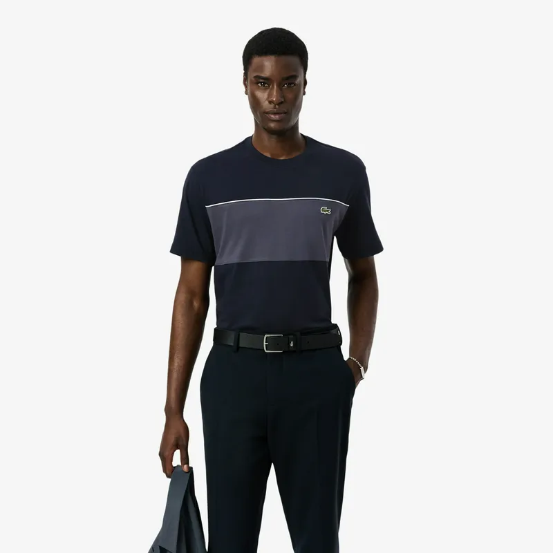 Футболка Lacoste хлопковая, серый, арт. TH0896