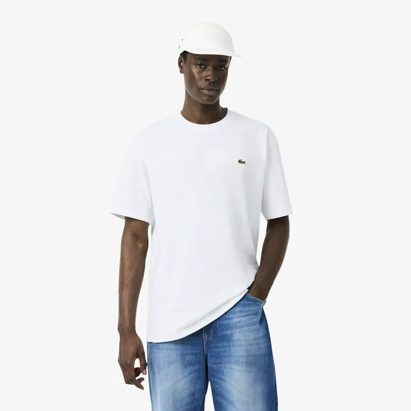 Футболка Lacoste хлопковая, белый, арт. TH0876