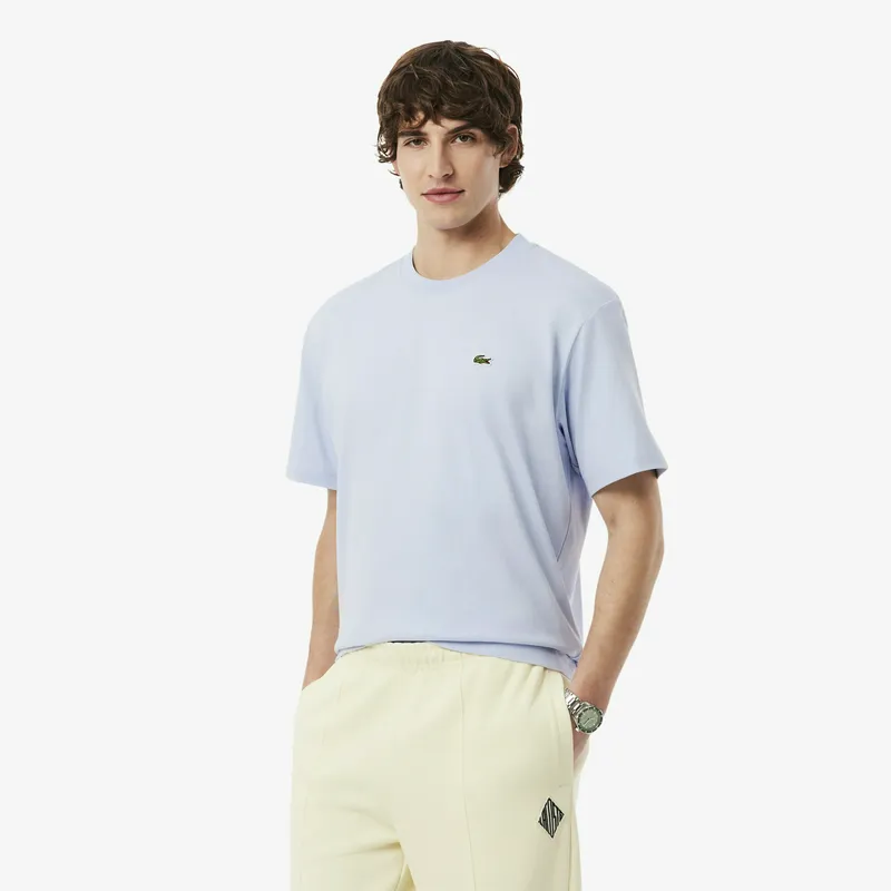 Футболка Lacoste из хлопка, голубой, арт. TH0876
