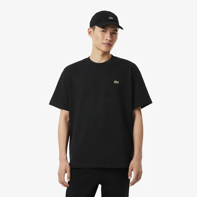 Футболка Lacoste хлопковая, черный, арт. TH0876
