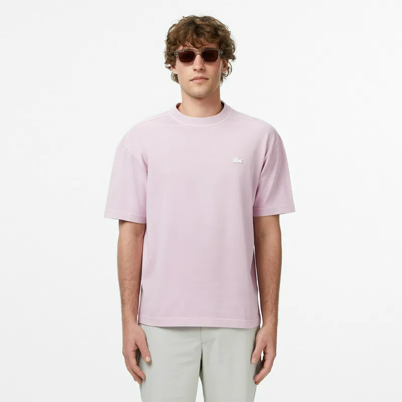Футболка Lacoste хлопковая, розовый, арт. TH0635