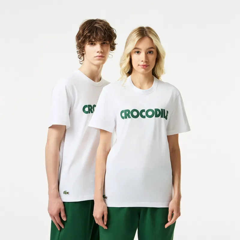 Футболка Lacoste хлопковая, бежевый, арт. TH0134P