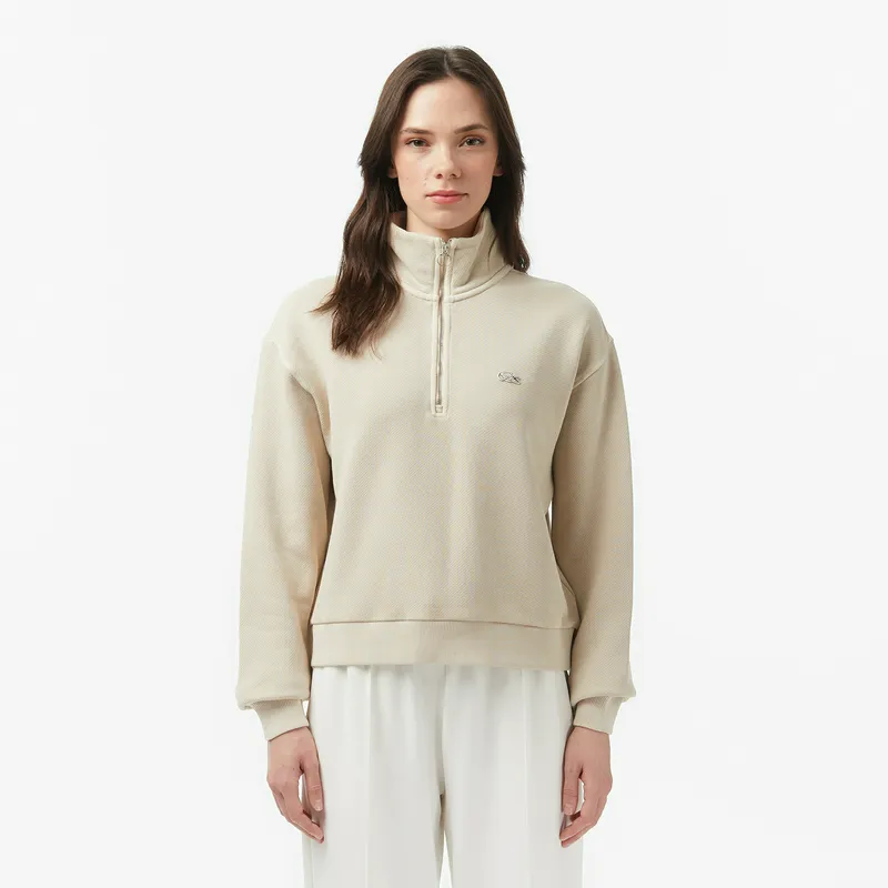 Толстовка Lacoste из хлопка, бежевый, арт. SF0614