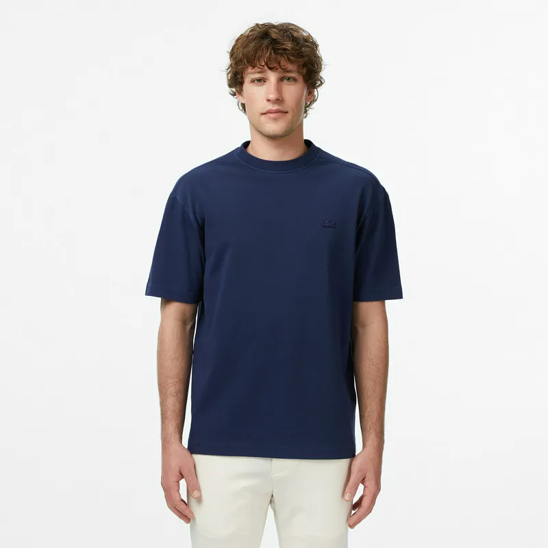 Футболка Lacoste хлопковая, синий, арт. TH0635