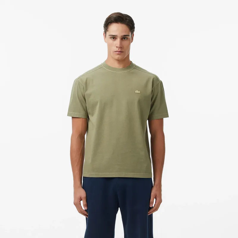 Футболка Lacoste хлопковая, зеленый, арт. TH0635