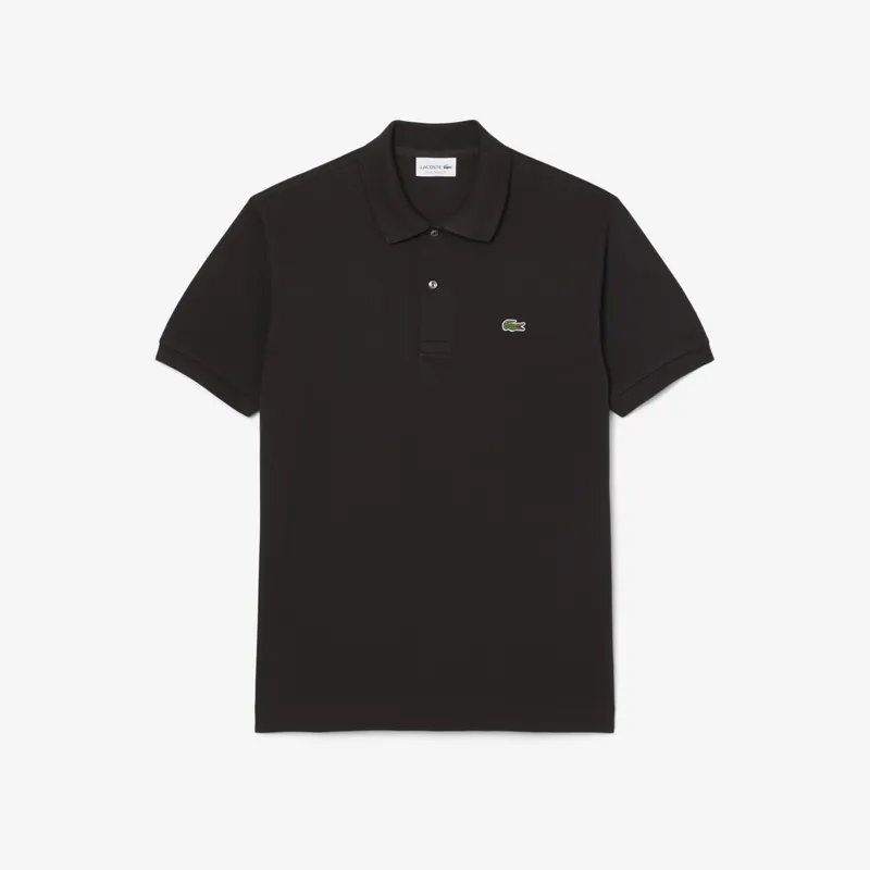 Поло Lacoste свободного кроя из плотного хлопка, коричневый, арт. PH7757