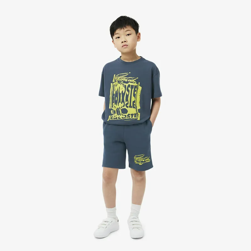 Шорты Lacoste хлопковые, синий, арт. GJ8470