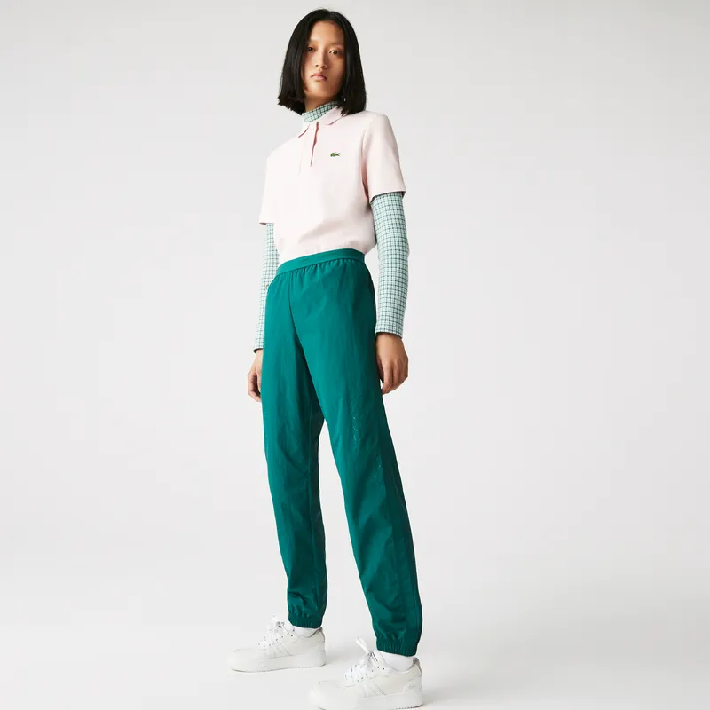 Спортивные брюки Lacoste легкие, зеленый, арт. HF6687