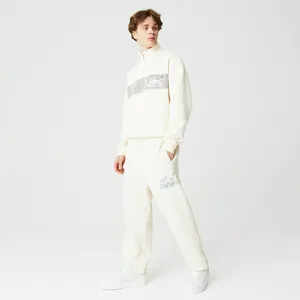 Спортивные брюки Lacoste Relaxed Fit из хлопка, белый, арт. XH5585