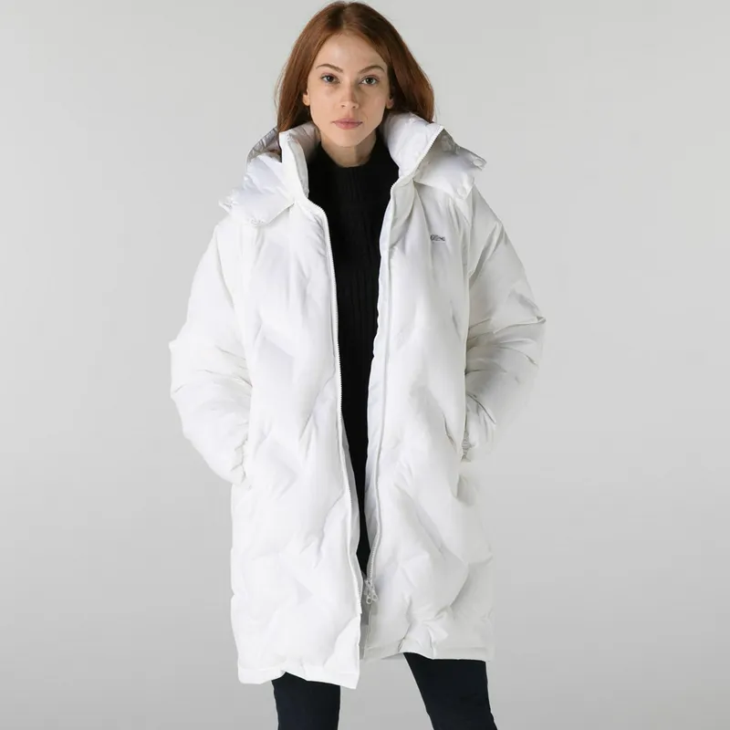 Пальто стеганое Lacoste, белый, арт. BF2175R
