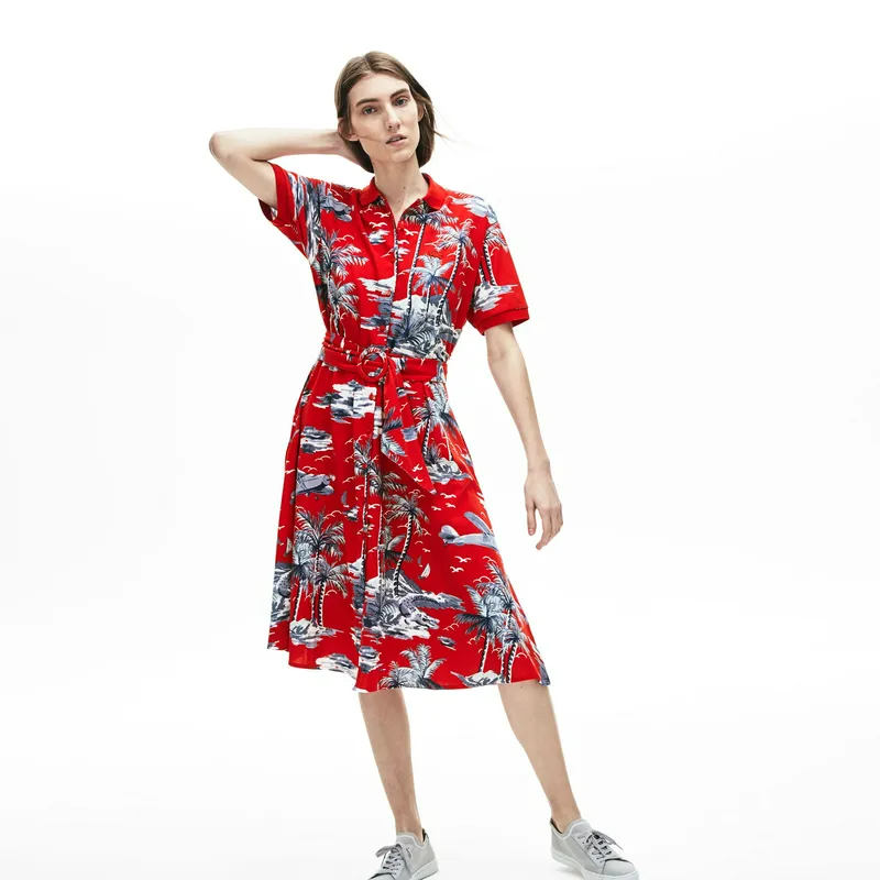 Платье Lacoste, оранжевый, арт. EF3957