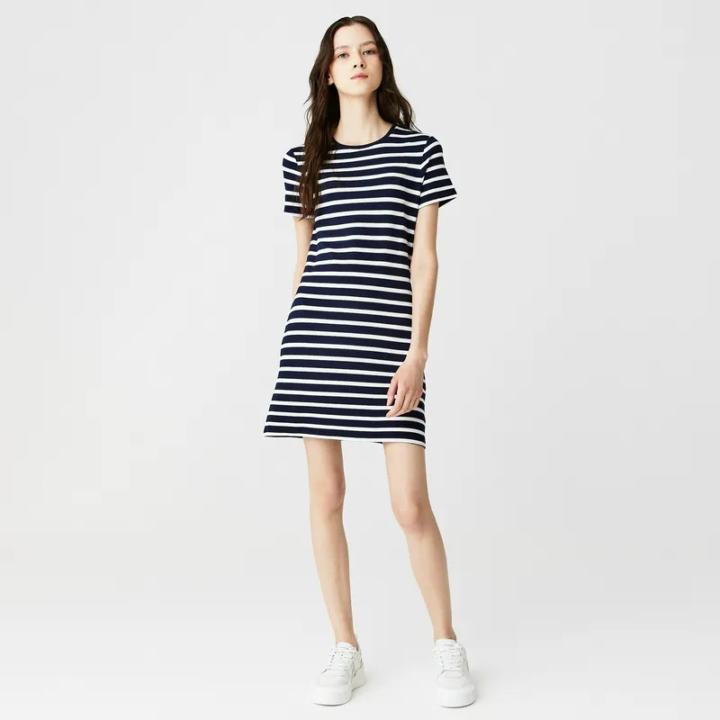 Платье Lacoste из вискозы, синий, арт. EF0908