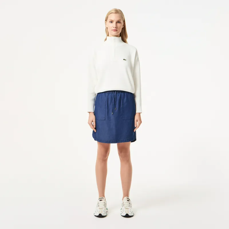Юбка Lacoste с карманами, синий, арт. JF0903