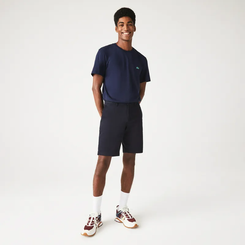 Шорты Lacoste из эластичного хлопка, синий, арт. FH2647