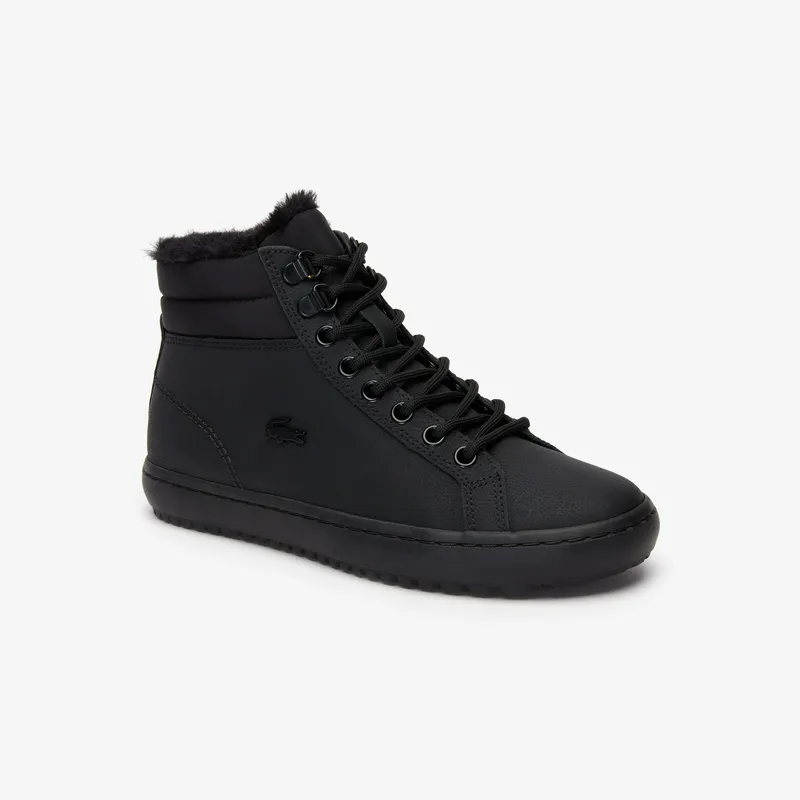 Ботинки женские Lacoste Straightset Thermo, черный, арт. 738CFA0005
