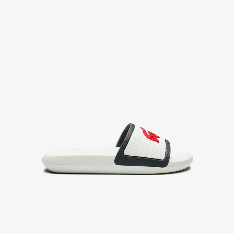 Пантолеты Lacoste Croco Slide, белый, арт. 739CFA0044