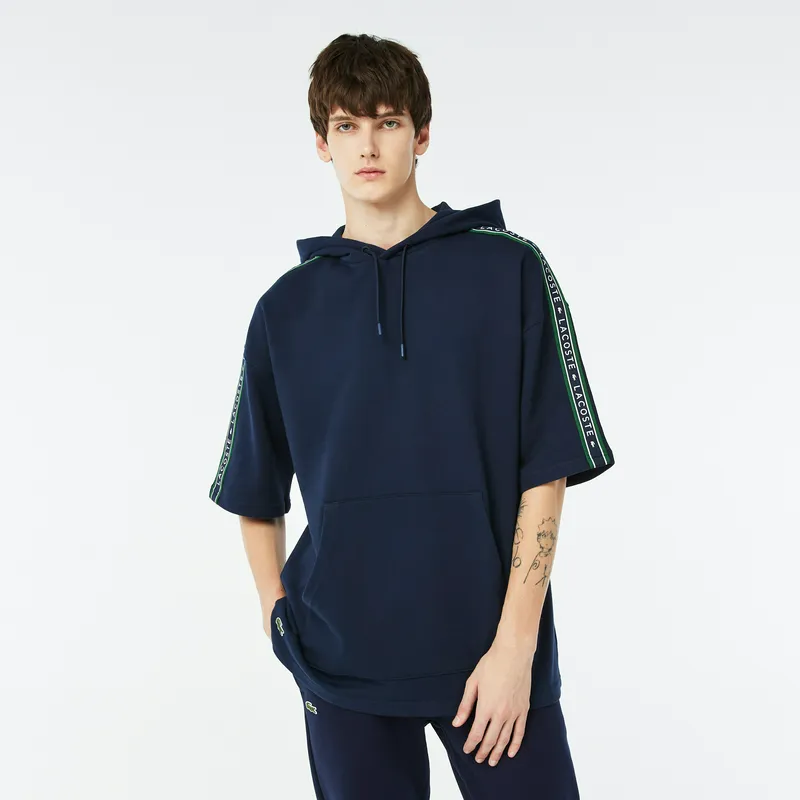 Толстовка Lacoste с коротким рукавом, синий, арт. SH0313