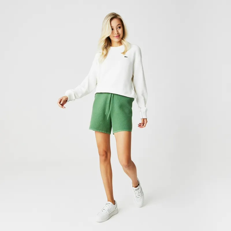 Шорты Lacoste приталенного кроя, зеленый, арт. GF0320