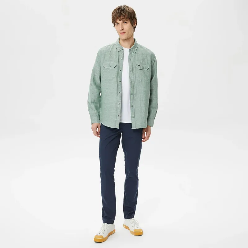 Брюки Lacoste приталенного кроя, синий, арт. HH0321