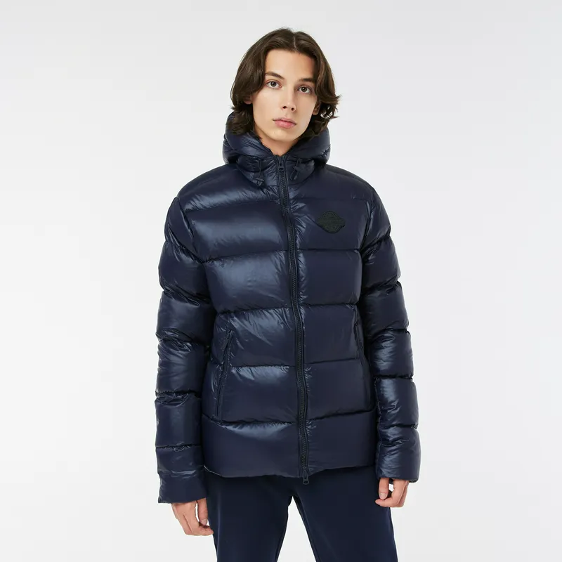 Куртка-пуховик Lacoste короткая, синий, арт. BH2417R
