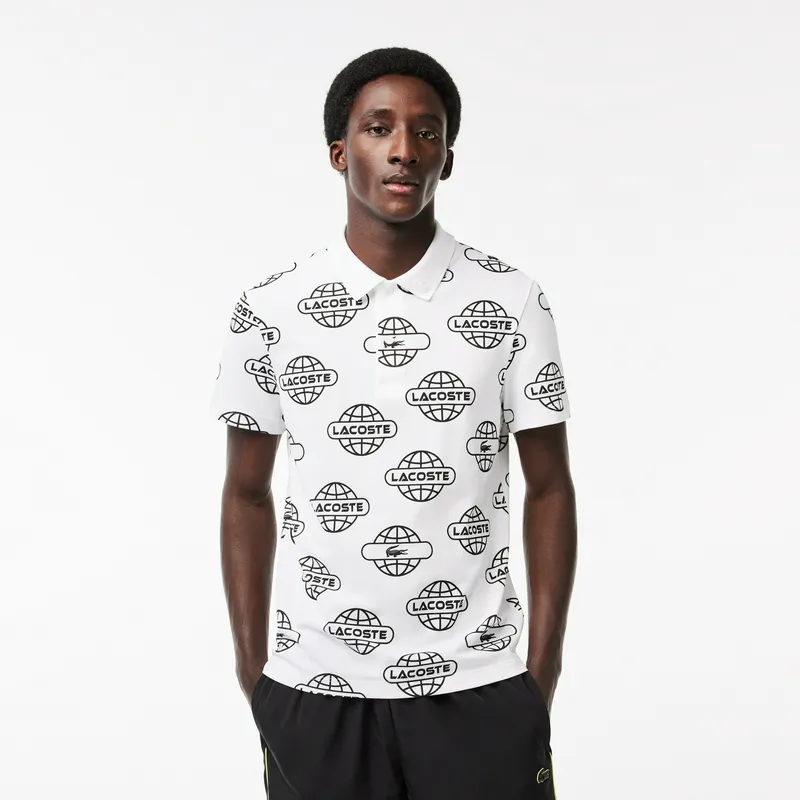 Поло Lacoste из хлопка Piqué, белый, арт. PH1175