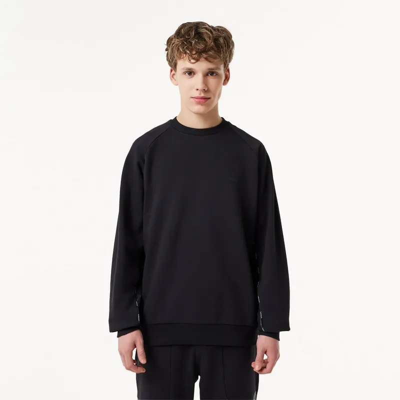 Свитшот Lacoste с круглым вырезом, черный, арт. SH2410