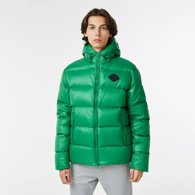 Куртка-пуховик Lacoste короткая, зеленый, арт. BH2417R