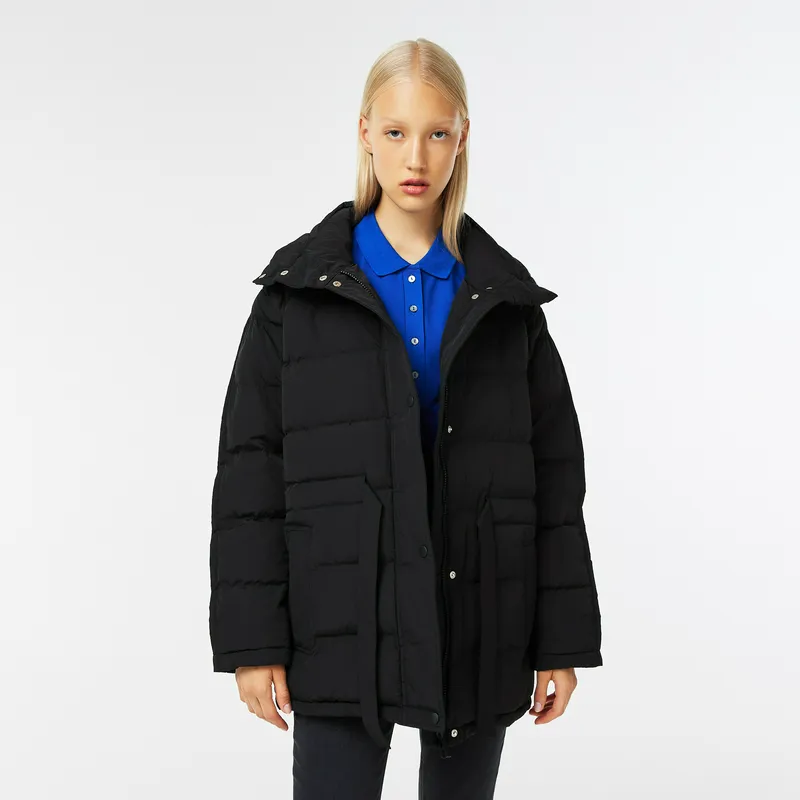 Куртка Lacoste объемная удлиненная, черный, арт. BF2433